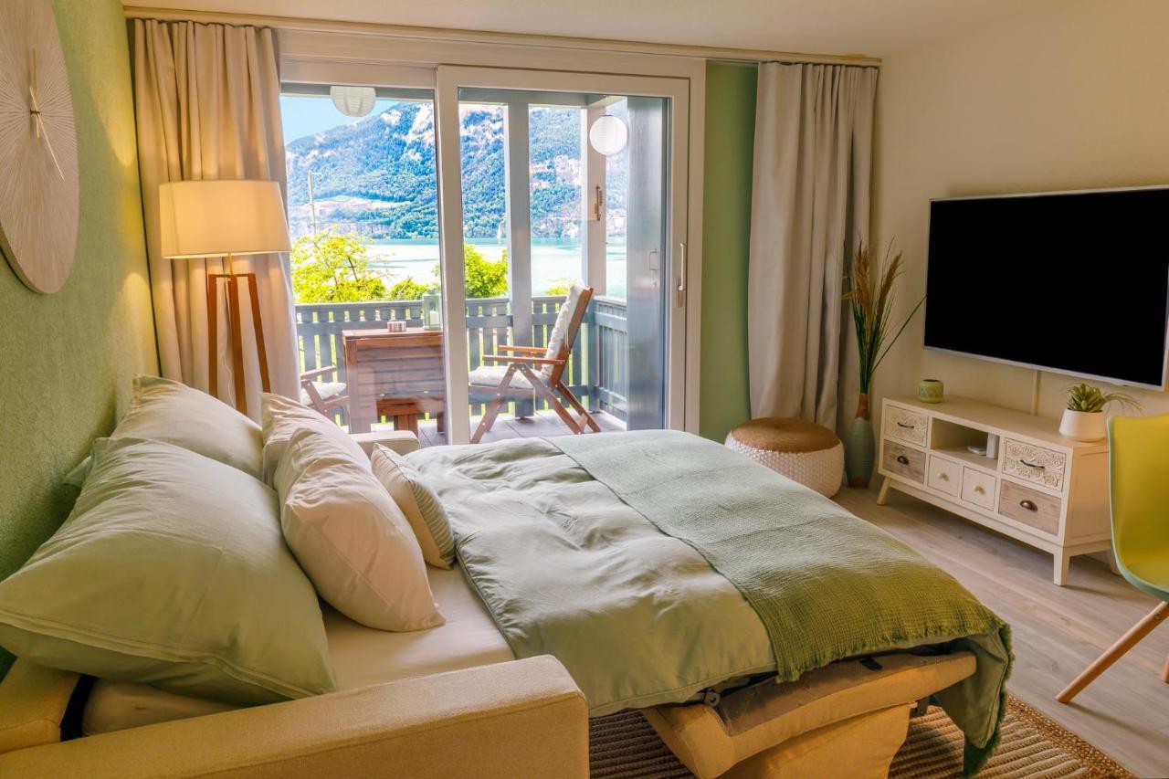 Strandhuesli Directly On Lake Thun Därligen 외부 사진