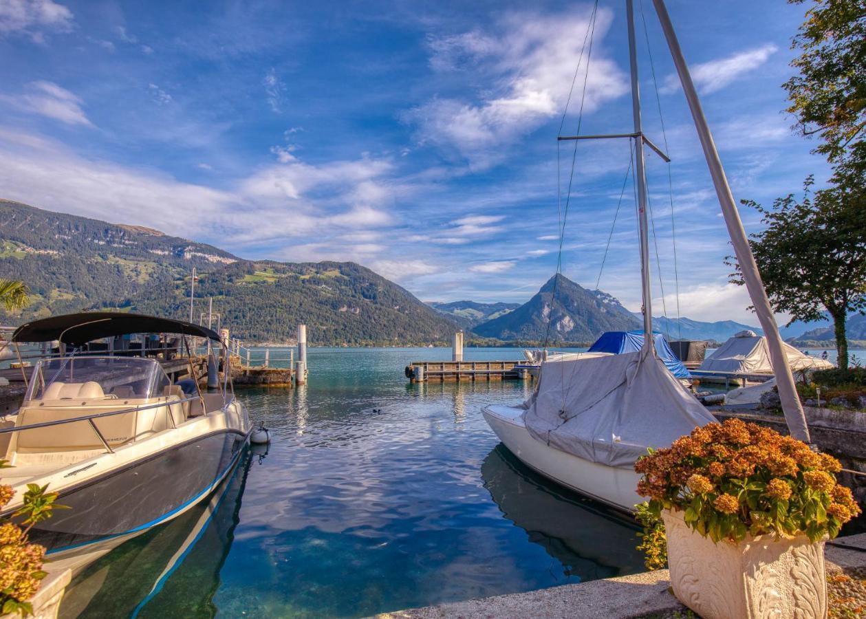 Strandhuesli Directly On Lake Thun Därligen 외부 사진